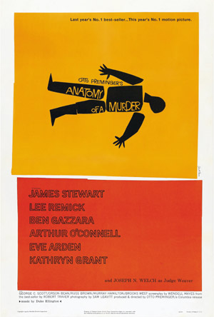 Anatomy Of A Murder – Otto Preminger (Columbia 1959)